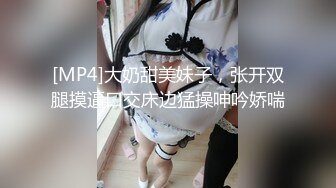 [MP4]大奶甜美妹子，张开双腿摸逼口交床边猛操呻吟娇喘