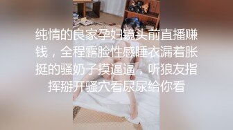 纯情的良家孕妇镜头前直播赚钱，全程露脸性感睡衣漏着胀挺的骚奶子摸逼逼，听狼友指挥掰开骚穴看尿尿给你看