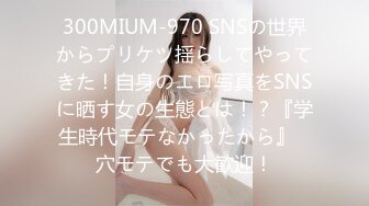 300MIUM-970 SNSの世界からプリケツ揺らしてやってきた！自身のエロ写真をSNSに晒す女の生態とは！？『学生時代モテなかったから』⇒穴モテでも大歓迎！