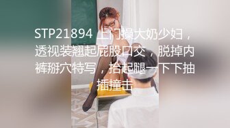 STP21894 上门操大奶少妇，透视装翘起屁股口交，脱掉内裤掰穴特写，抬起腿一下下抽插撞击