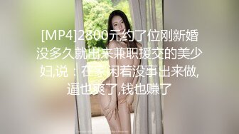 [MP4]2800元约了位刚新婚没多久就出来兼职援交的美少妇,说：在家闲着没事出来做,逼也爽了,钱也赚了