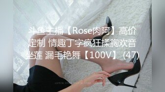 斗鱼主播【Rose肉阿】高价定制 情趣丁字疯狂揉胸欢音坐莲 漏毛艳舞【100V】 (47)