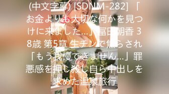 (中文字幕) [SDNM-282] 「お金よりも大切な何かを見つけに来ました…」冨田朝香 38歳 第5章 生チンで焦らされ「もう我慢できません…」罪悪感を押し殺し自ら中出しを求めた温泉旅行