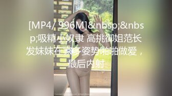 [MP4/ 996M]&nbsp;&nbsp;吸精小奴隶 高挑御姐范长发妹妹在家多姿势啪啪做爱，最后内射